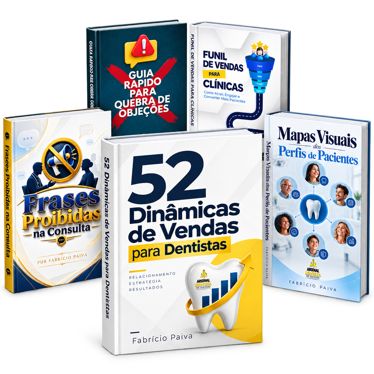 Combo completo com o livro 52 Dinâmicas de Vendas e os quatro bônus